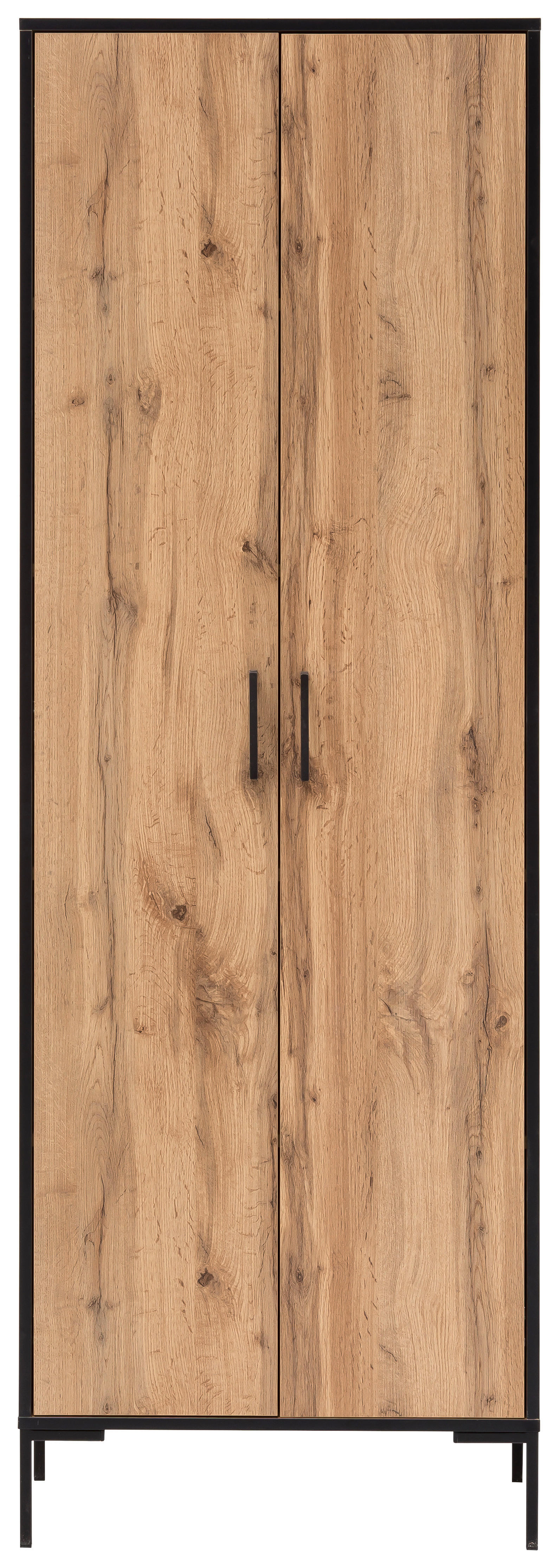 Hochschrank Serie 2000 Eiche Landhaus Nachbildung B/H/T: ca. 65,2x194,2x39 cm Serie 2000 - Eiche (65,20/194,20/39,00cm) - Möbelpartner