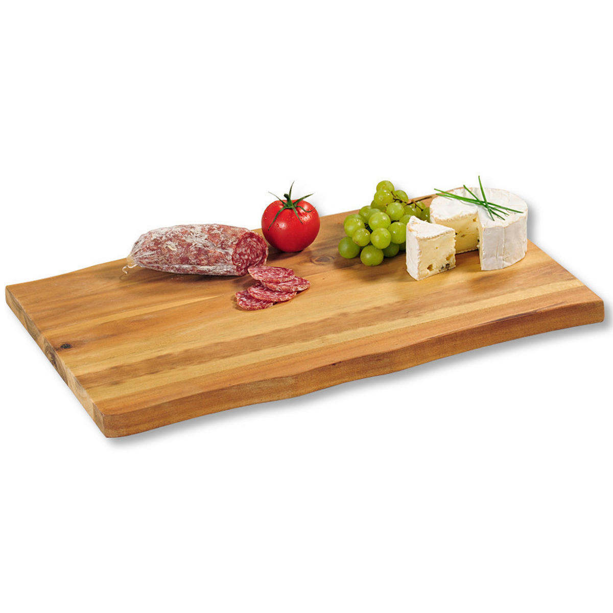 Kesper Tranchierbrett natur Akazie B/H/L: ca. 27x45x2 cm Tranchierbrett - natur (2,00/27,00/45,00cm) - Kesper