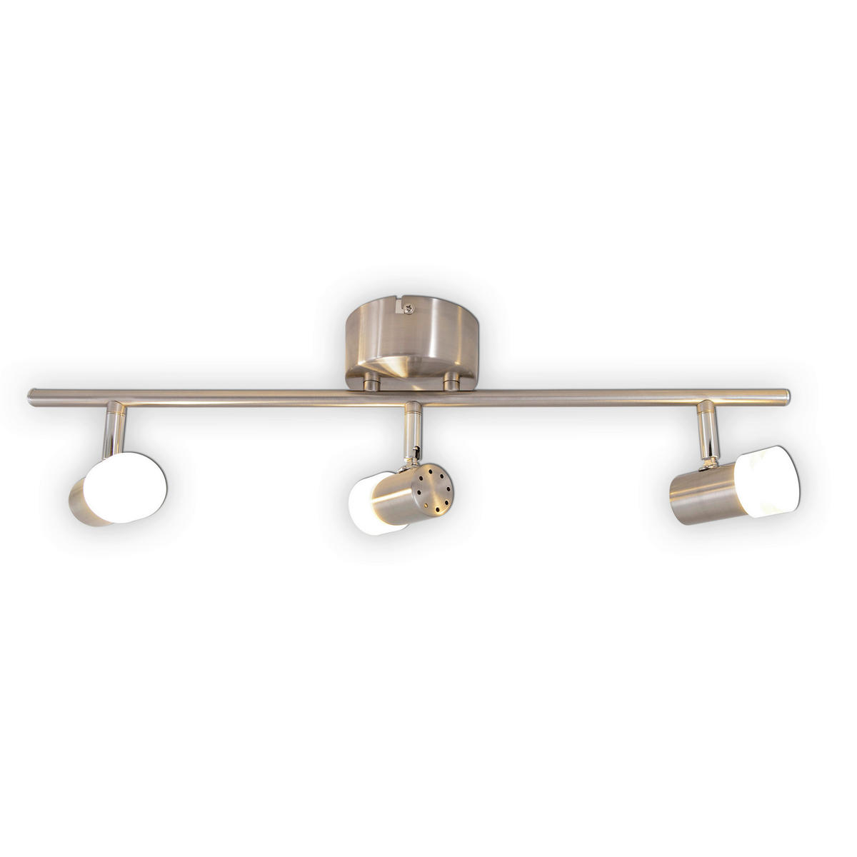 Näve Leuchten 3er LED-Wand-u. Deckenspot "Malaga" Malaga NV1204750 Stahl Metall Acryl B/H/L: ca. 10x15x61 cm null 3 Brennstellen 3er LED-Wand-u. Deckenspot "Malaga" - Stahl (61,00/10,00/15,00cm) - Näve Leuchten