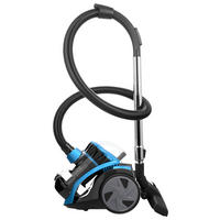 Emerio Bodenstaubsauger VCE-108278.10 schwarz blau Kunststoff Metall B/H/L: ca. 25x29x33 cm Bodenstaubsauger VCE-108278.10 - blau/schwarz (33,00/25,00/29,00cm) - Emerio