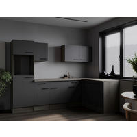 Winkelküche Oliver B/H/T: ca. 280x205x172 cm Oliver - Eiche/grau (280,00/205,00/172,00cm) - Respekta