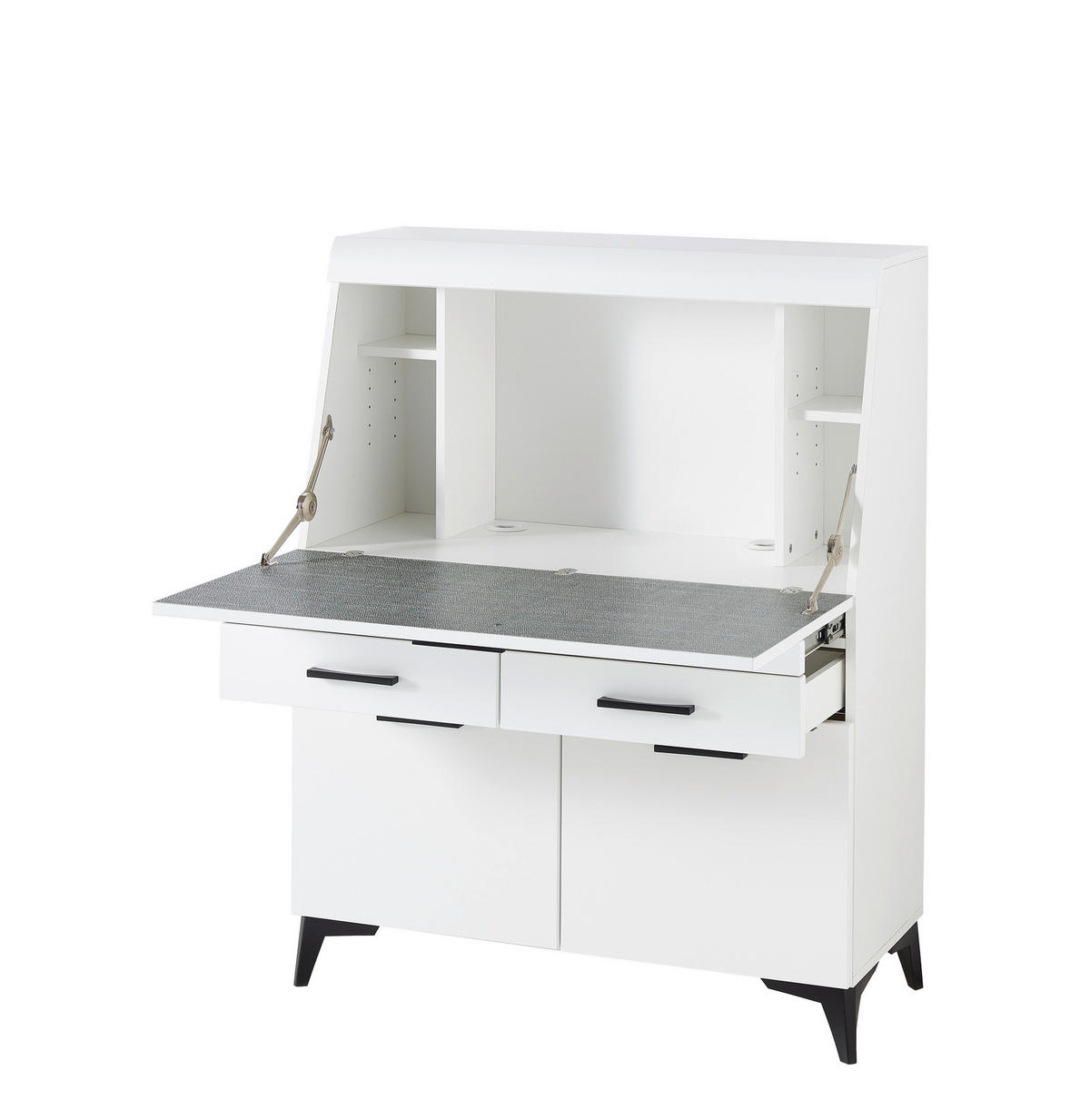 Sekretär Secret weiß matt B/H/T: ca. 98x124x42 cm Secret - weiß (98,00/124,00/42,00cm)