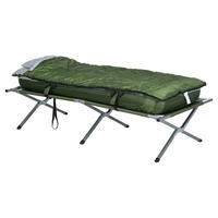 Outsunny Campingartikel B/H/L: ca. 86x193x63 cm Feldbett - grün (63,00/86,00/193,00cm) - Outsunny