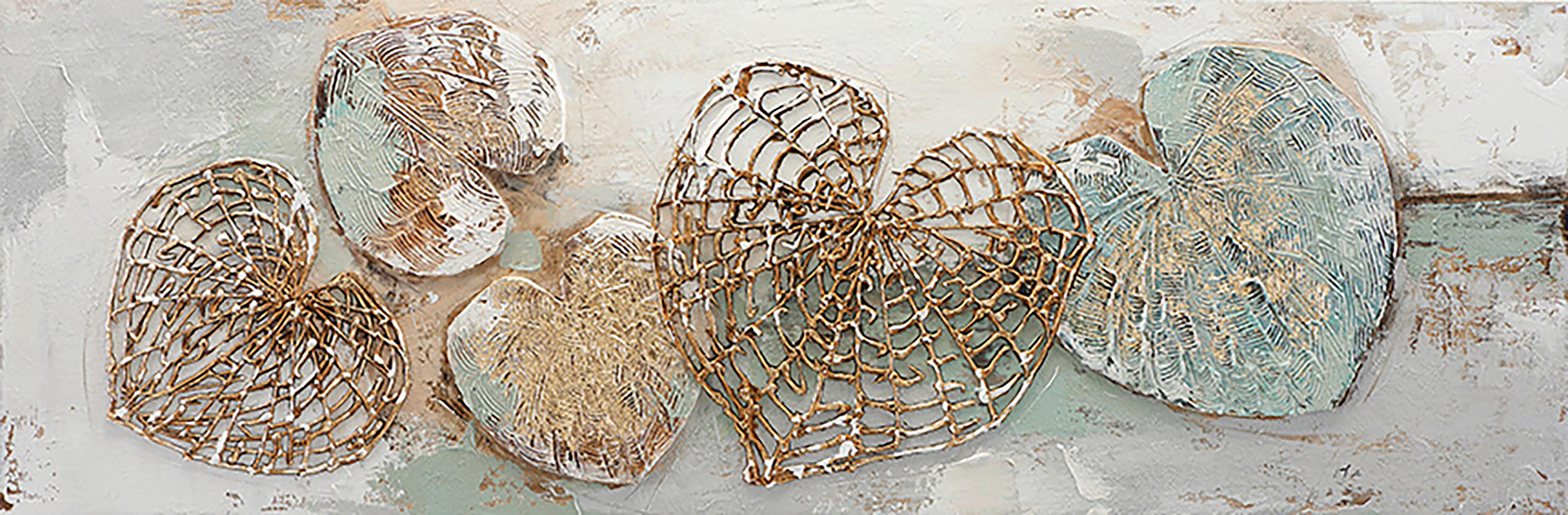 Ölgemälde Herzen B/H: ca. 120x40 cm Ölgemälde_handgefertigt - (120,00/40,00cm)
