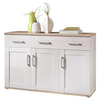 Sideboard Romance Sibiu Lärche Nachbildung San-Remo Nachbildung B/H/T: ca. 140x88x45 cm Romance - (140,00/88,00/45,00cm)
