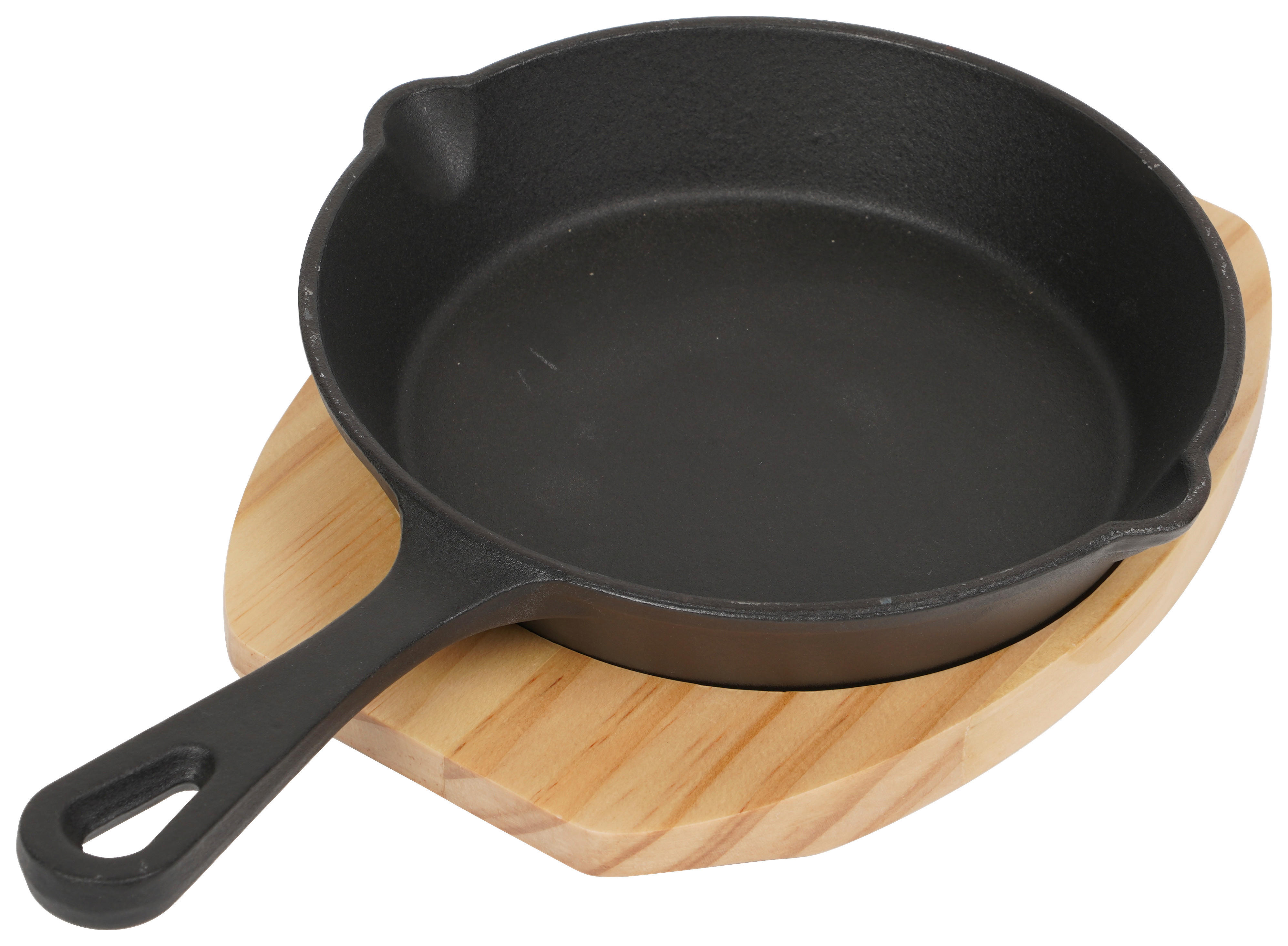 Topf schwarz Eisen Servierpfanne - schwarz