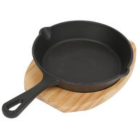 Topf schwarz Eisen Servierpfanne - schwarz