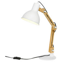 HOMCOM Schreibtischleuchte Schreibtischlampe - weiß (50,00/15,50/36,00cm) - HOMCOM