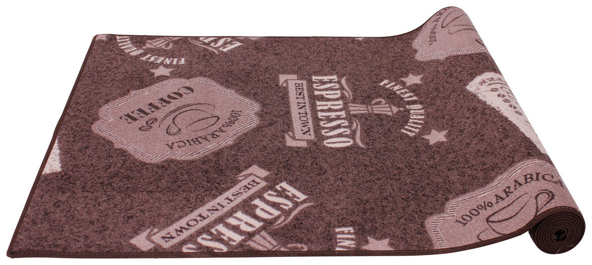 Küchenläufer Coffe Patterns braun B/L: ca. 67x180 cm Coffe Patterns - braun (67,00/180,00cm)