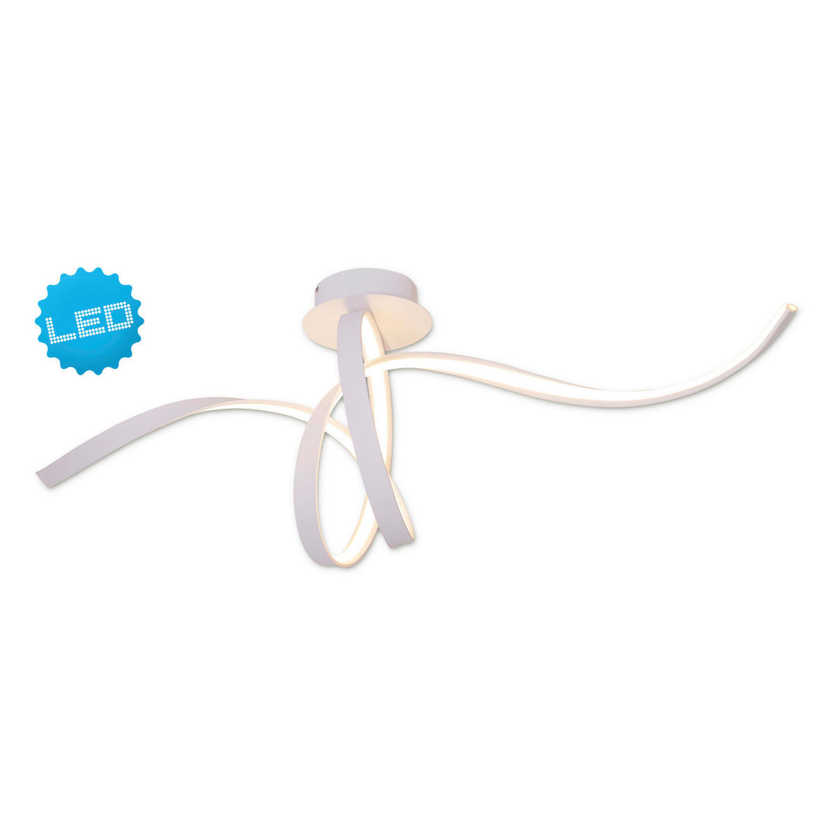 Näve Leuchten LED-Deckenleuchte weiß Kunststoff Metall B/H/T: ca. 120x42x40 cm ODRIVE - weiß (120,00/42,00/40,00cm) - Näve Leuchten