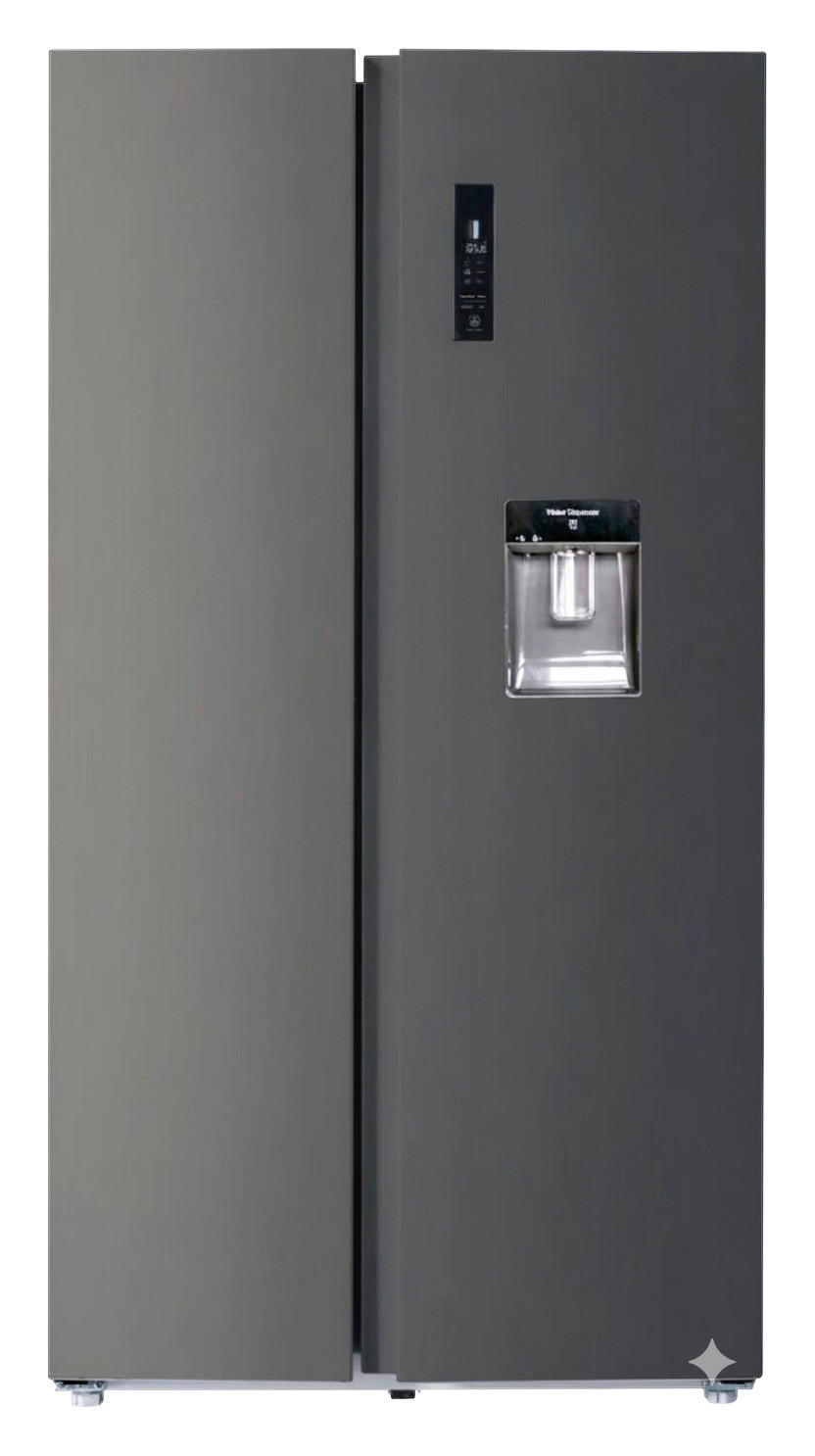 POCOline Side-by-Side SBS177-559 DDIXNFWDD dark Inox B/H/T: ca. 91,2x177x70,4 cm Side-by-Side SBS177-559 DDIXNFWDD - dark Inox (91,20/177,00/70,40cm) - POCOline