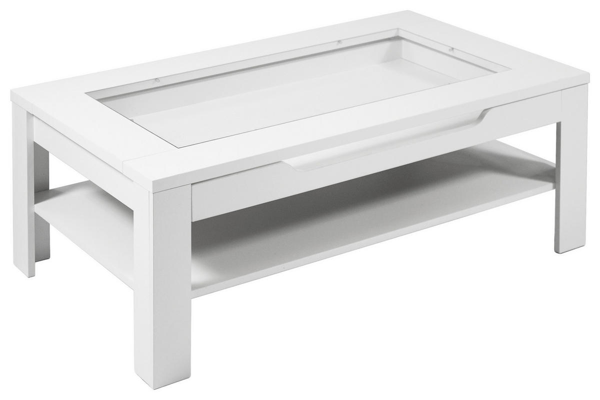 Couchtisch RALPH weiß B/H/T: ca. 110x43x67 cm RALPH - weiß (110,00/43,00/67,00cm) - byLIVING