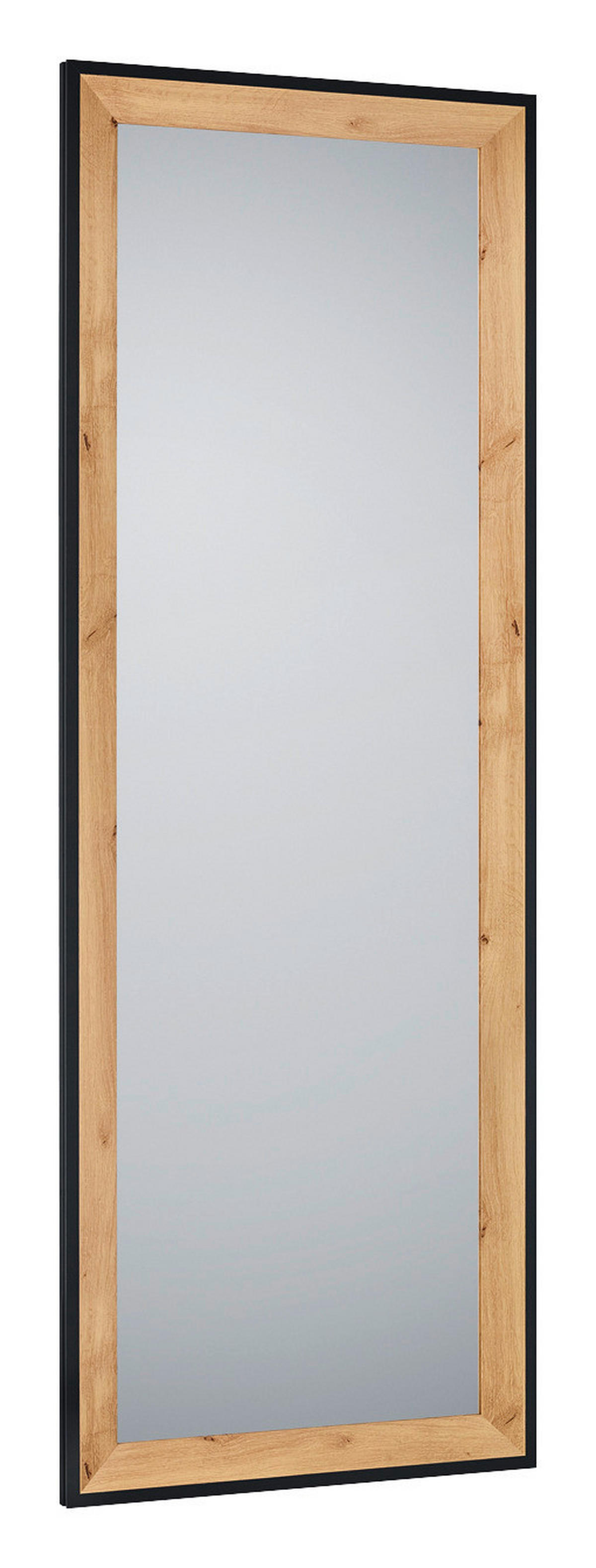 Mirrors&More Rahmenspiegel BRANDA Eiche Artisan B/H/T: ca. 50x150x2,7 cm BRANDA - Eiche (50,00/150,00/2,70cm) - Mirrors&More