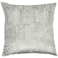 Dekokissen Dekokissen_Silvia 45x45cm silber - silber (45,00/45,00cm)