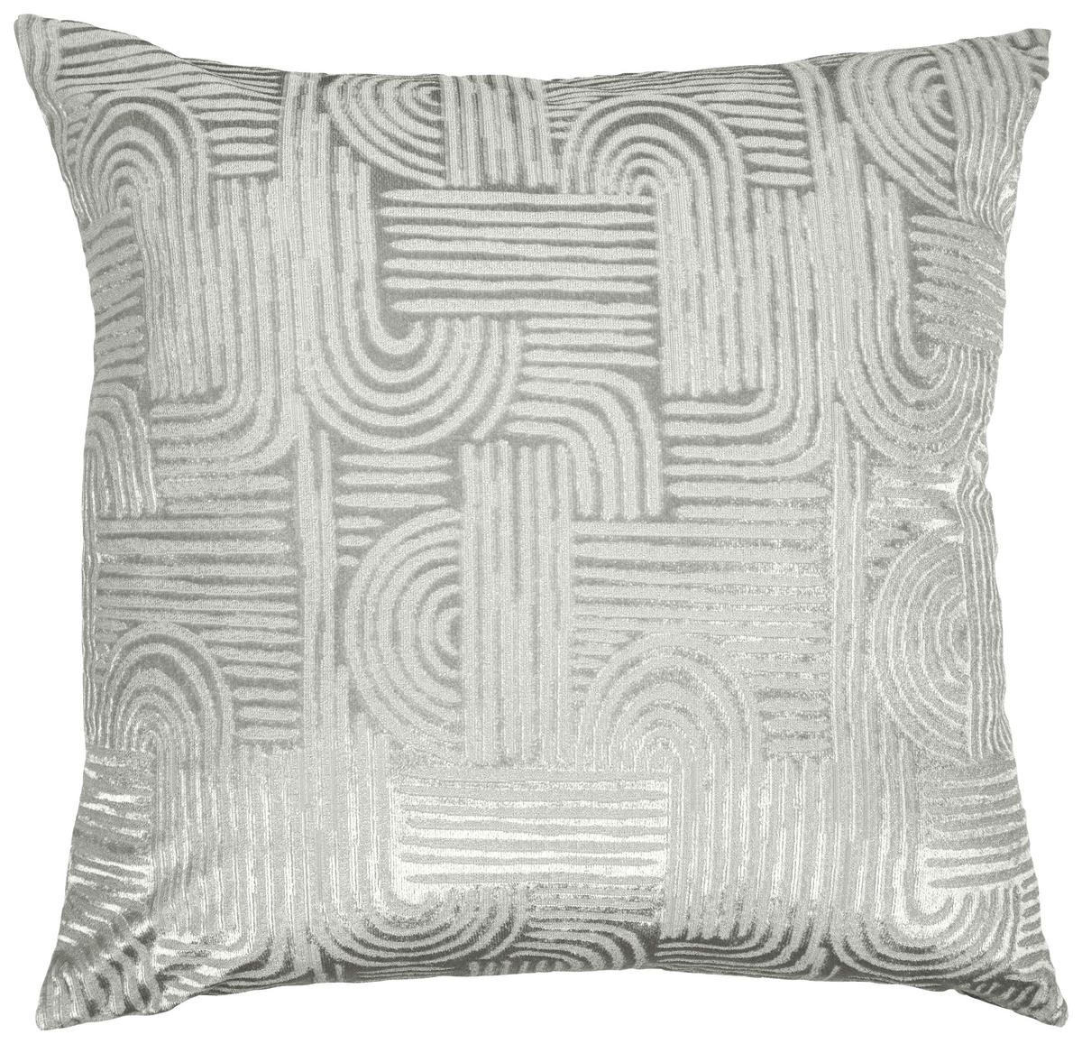 Dekokissen Dekokissen_Silvia 45x45cm silber - silber (45,00/45,00cm)
