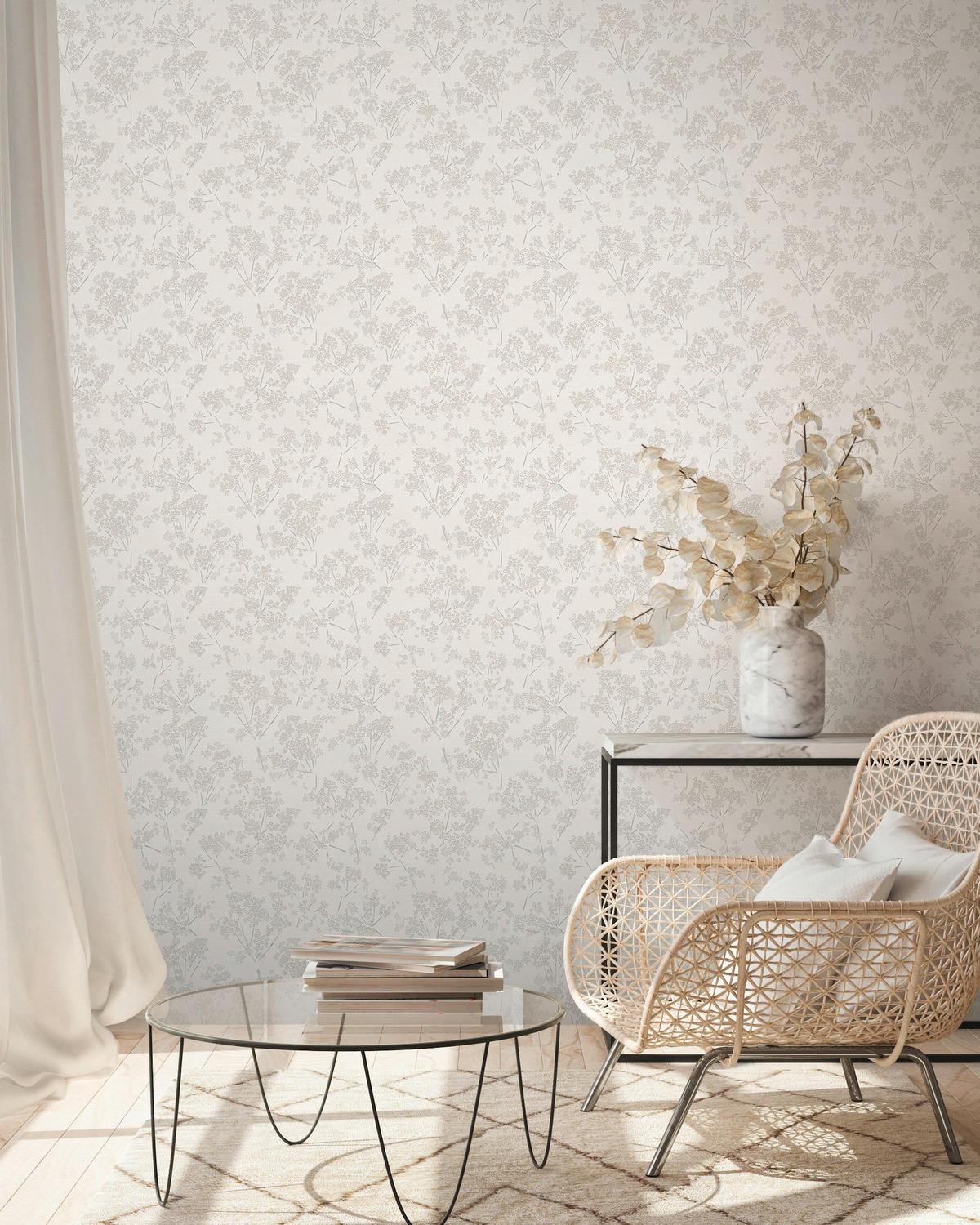 A.S.Creation Vliestapete grau B/H/D: ca. 53x1005x8,6 cm Vliestapete - grau (8,60/1005,00cm) - A.S.Creation