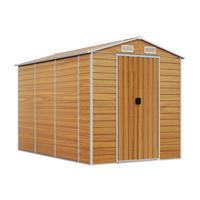 vidaXL Gartenhaus braun B/H/T: ca. 191x198x300 cm Gartenhaus - braun (191,00/198,00/300,00cm) - vidaXL