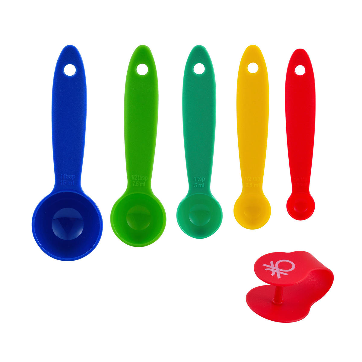 BENETTON Küchenhelferset Rainbow transparent Glas Rainbow - bunt/transparent - BENETTON