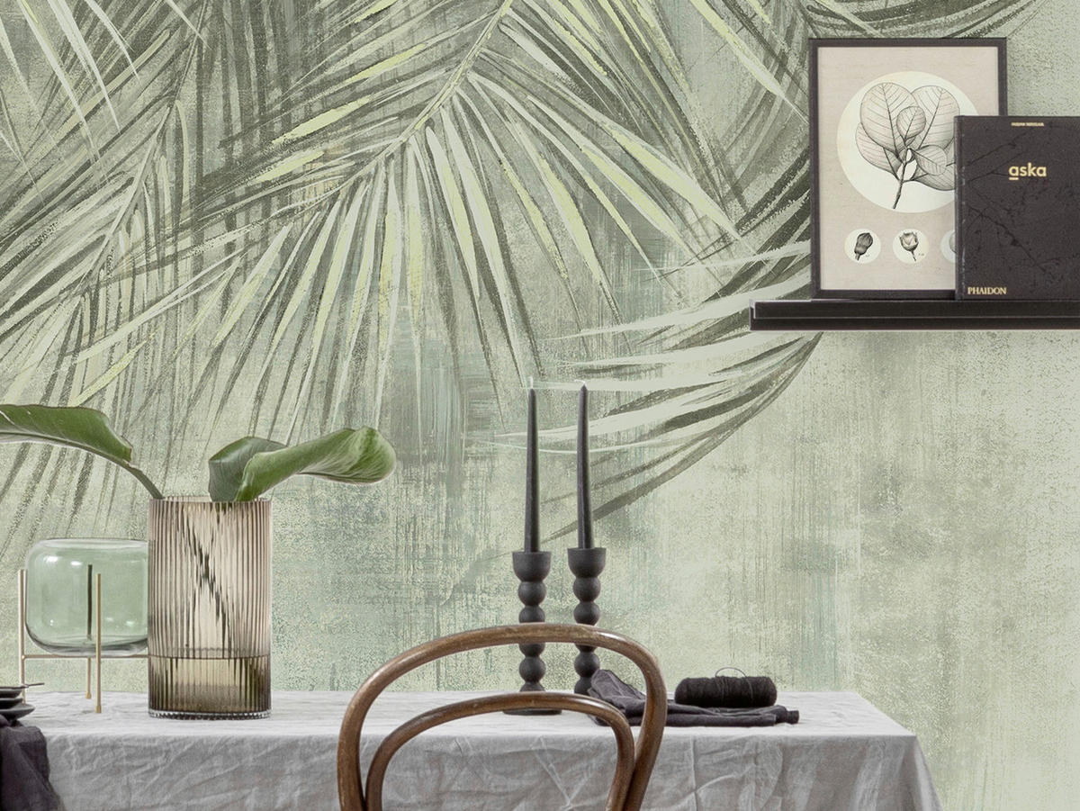 Komar Fototapete Palm Fronds B/L: ca. 350x250 cm Palm Fronds - (350,00/250,00cm) - Komar