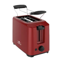 LENTZ Toastautomat 74220 rot schwarz Kunststoff Metall Toastautomat 74220 - rot/schwarz - Lentz