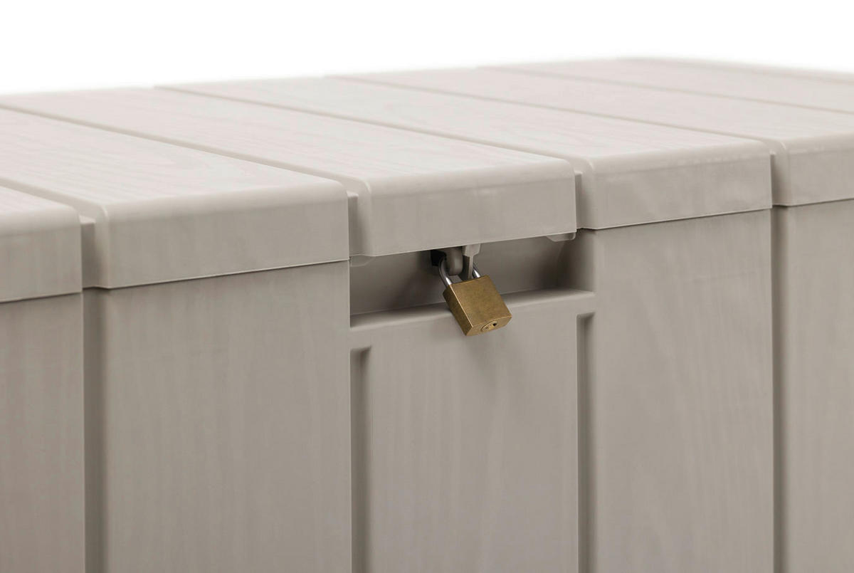 Toomax Aufbewahrungsbox Bravo grau Kunststoff B/H/L: ca. 56x45x117,5 cm Bravo - grau (117,50/56,00/45,00cm) - Toomax