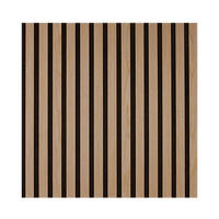 Wand-und Akustikpaneel braun L/B/H: ca. 52x52x1 cm pro Stück Akustikpaneel 52x52 Oiled Oak - braun (52,00/52,00/1,00cm)