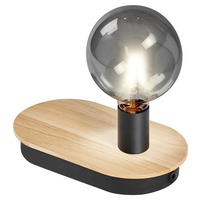 LEDVANCE Tischleuchte Wood 757103 Decor Wood - natur/schwarz (26,00/15,00/9,80cm) - LEDVANCE