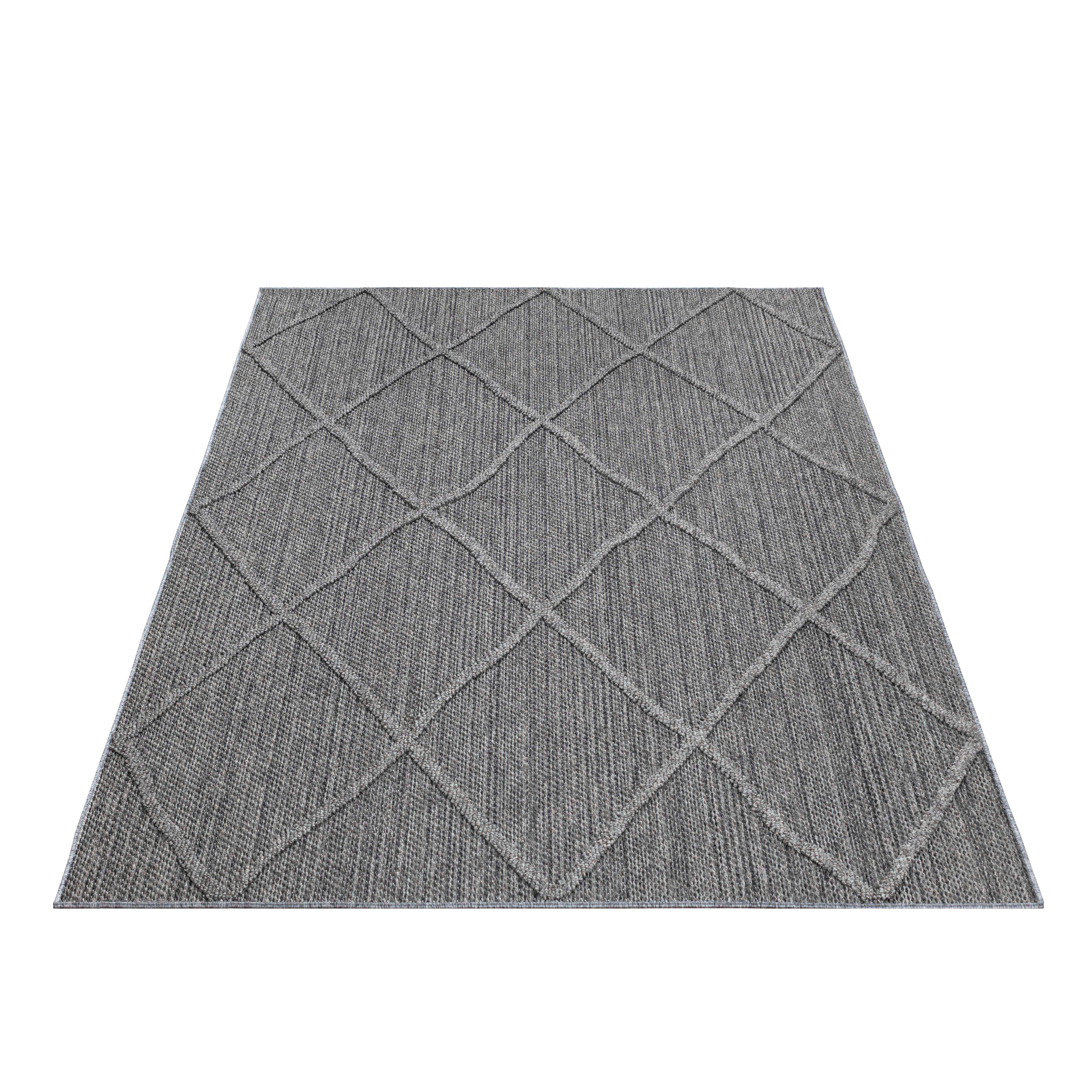 Ayyildiz Teppich PATARA grau B/L: ca. 80x250 cm PATARA - grau (80,00/250,00cm) - Ayyildiz