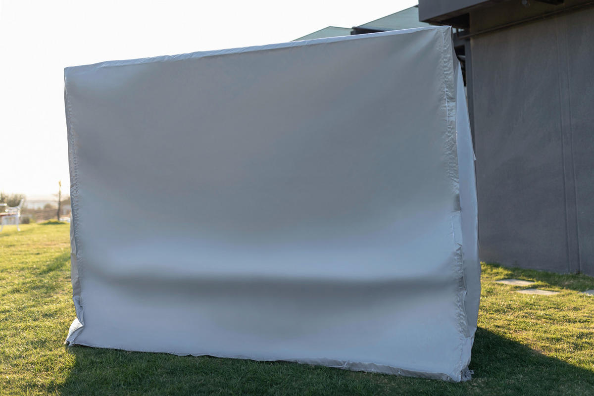 Westmann Abdeckung Pera 2000 grau Polyester B/H/L: ca. 193x187x121 cm Pera 2000 - grau (121,00/193,00/187,00cm) - Westmann