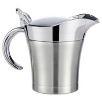 HI Thermo-Sauciere silber Edelstahl B/H/L: ca. 11,5x14,5x17,5 cm Thermo-Sauciere - silber (17,50/11,50/14,50cm) - HI
