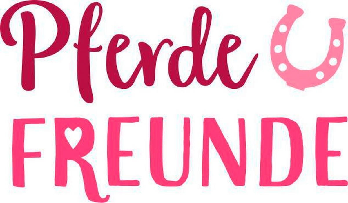 Pferde Freunde Kinderteppich rosa B/L: ca. 80x120 cm Kinderteppich_Pferdefreunde 80x120 - rosa (80,00/120,00cm) - Pferde Freunde