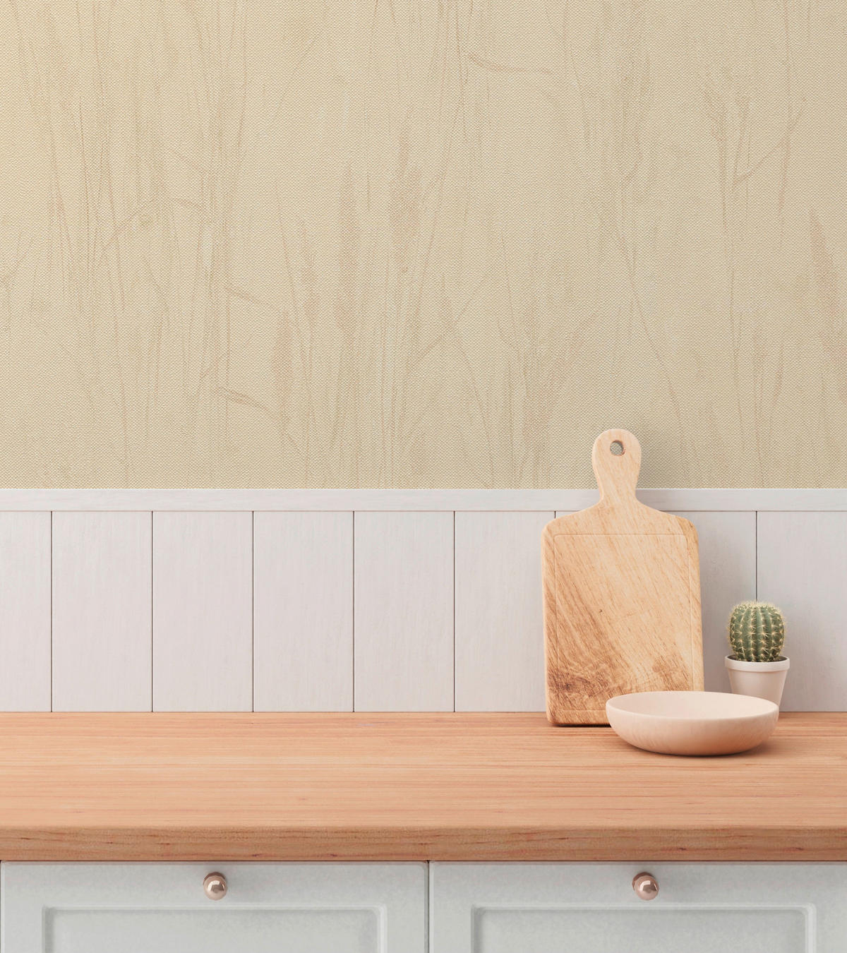 A.S.Création Vliestapete beige gelb B/H/D: ca. 53x1005x8,7 cm Vliestapete - beige/gelb (8,70/1005,00cm) - A.S.Creation