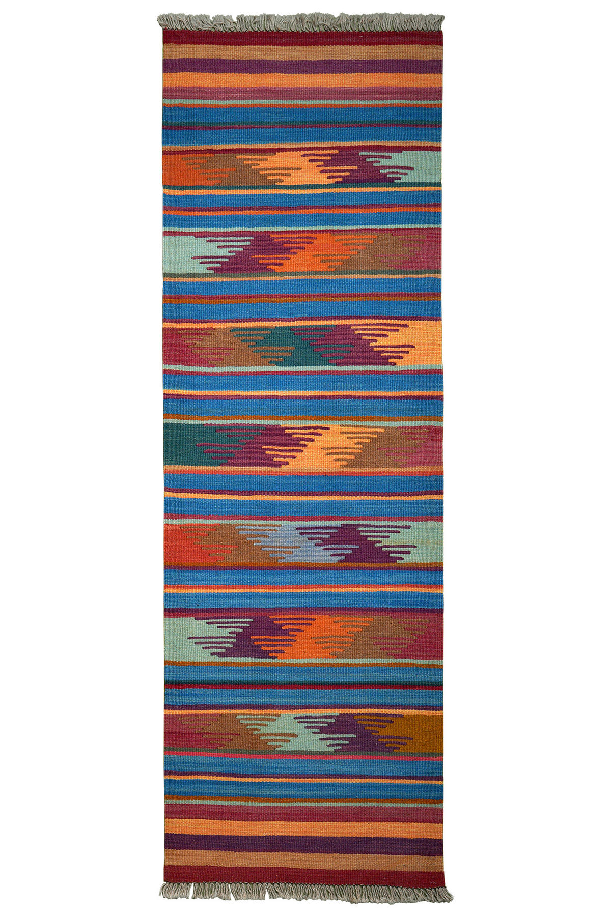 PersaTepp Teppich Kelim Gashgai bunt B/H/L: ca. 62x1x197 cm Kelim Gashgai - bunt (197,00/62,00/1,00cm) - PersaTepp