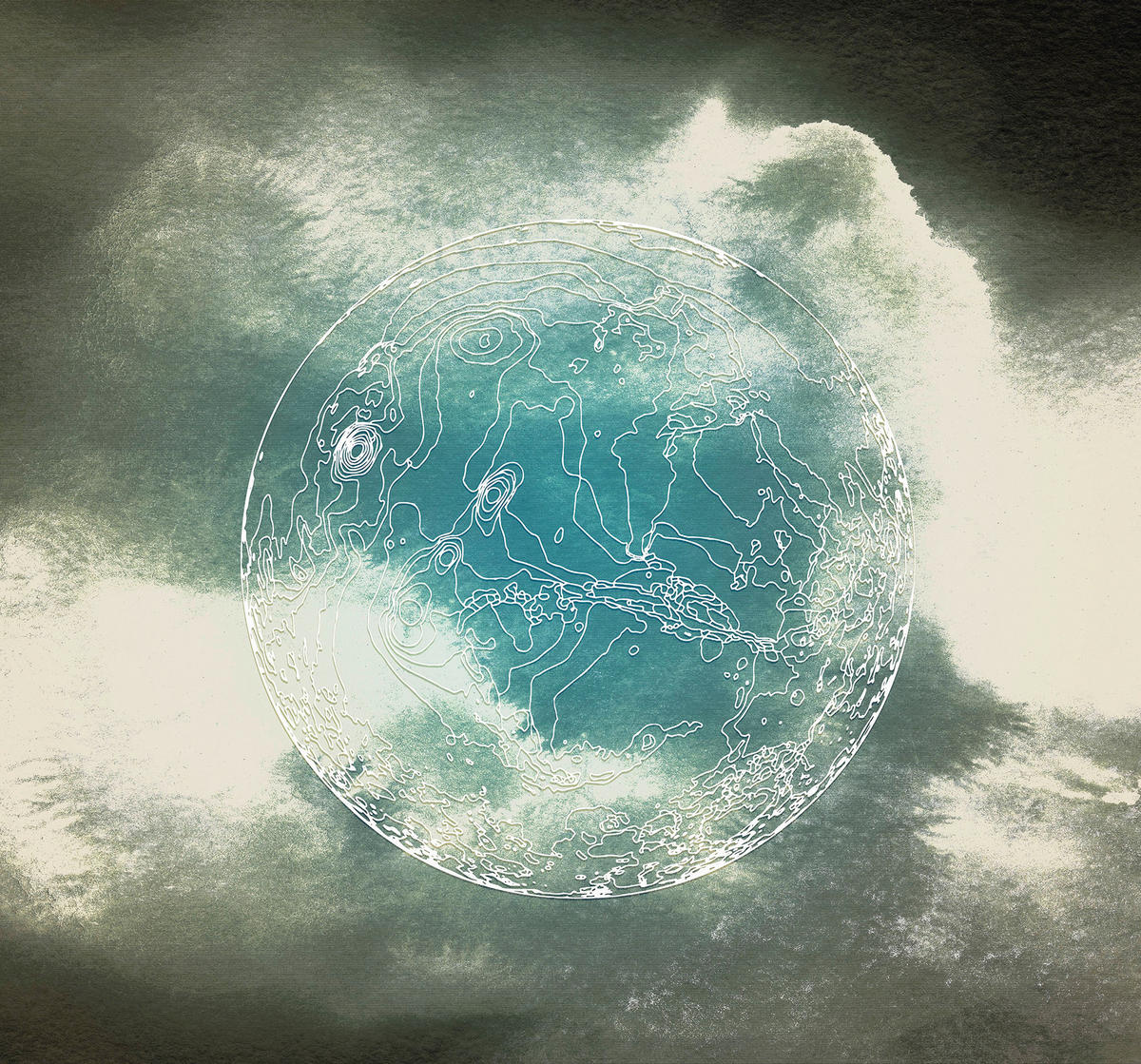 Komar Fototapete Surreal Planet B/L: ca. 300x280 cm Surreal Planet - (300,00/280,00cm) - Komar