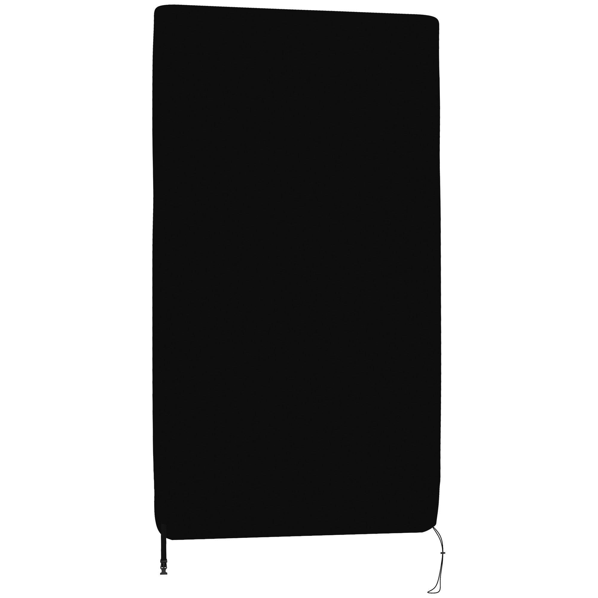 SPORTNOW Abdeckplane schwarz Polypropylen B/H/L: ca. 153x275x5 cm Tischtennisplatte_Abdeckung - schwarz (5,00/153,00/275,00cm) - SPORTNOW