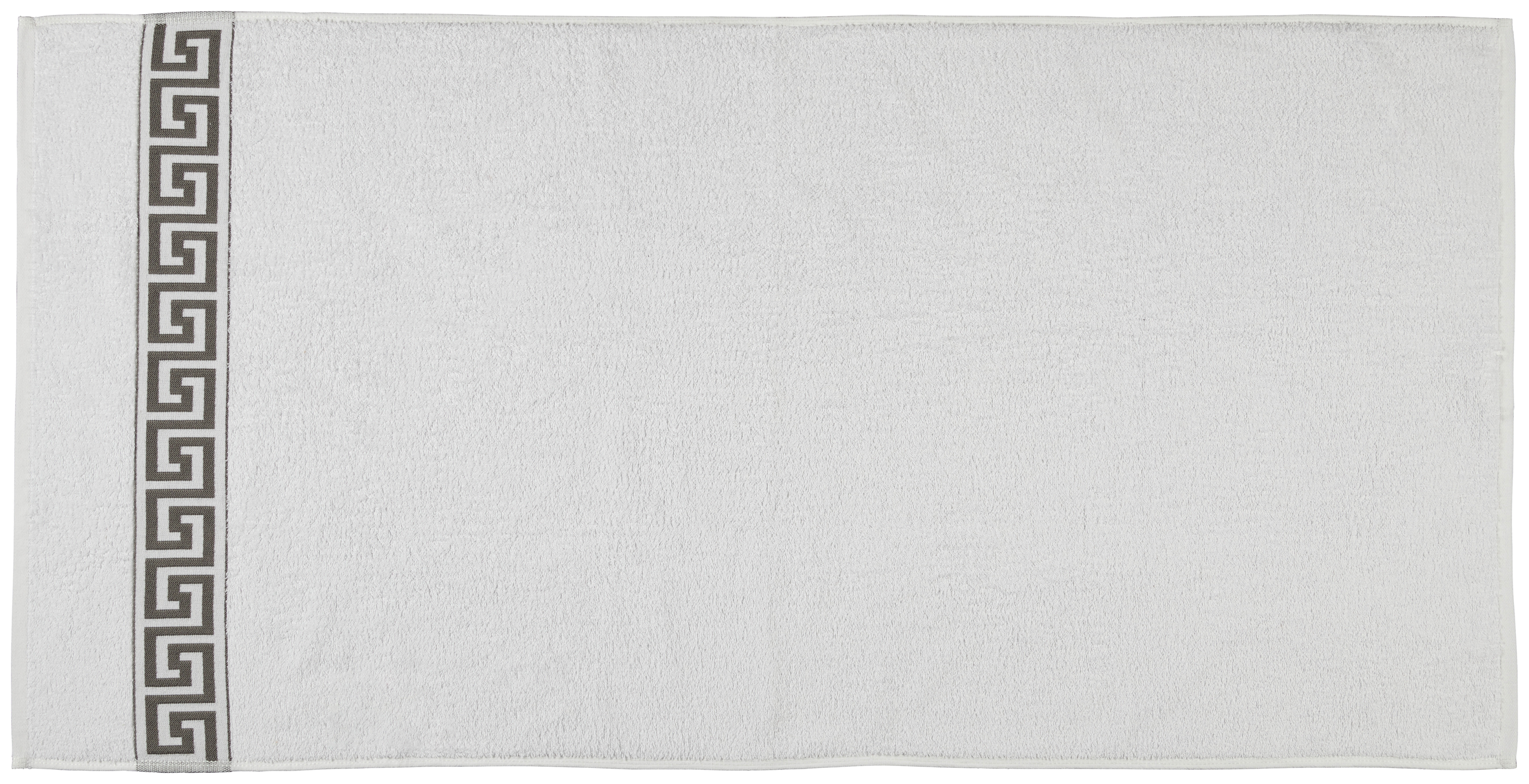 Duschtuch Mäander Mäander - weiß (70,00/140,00cm) - POCOline