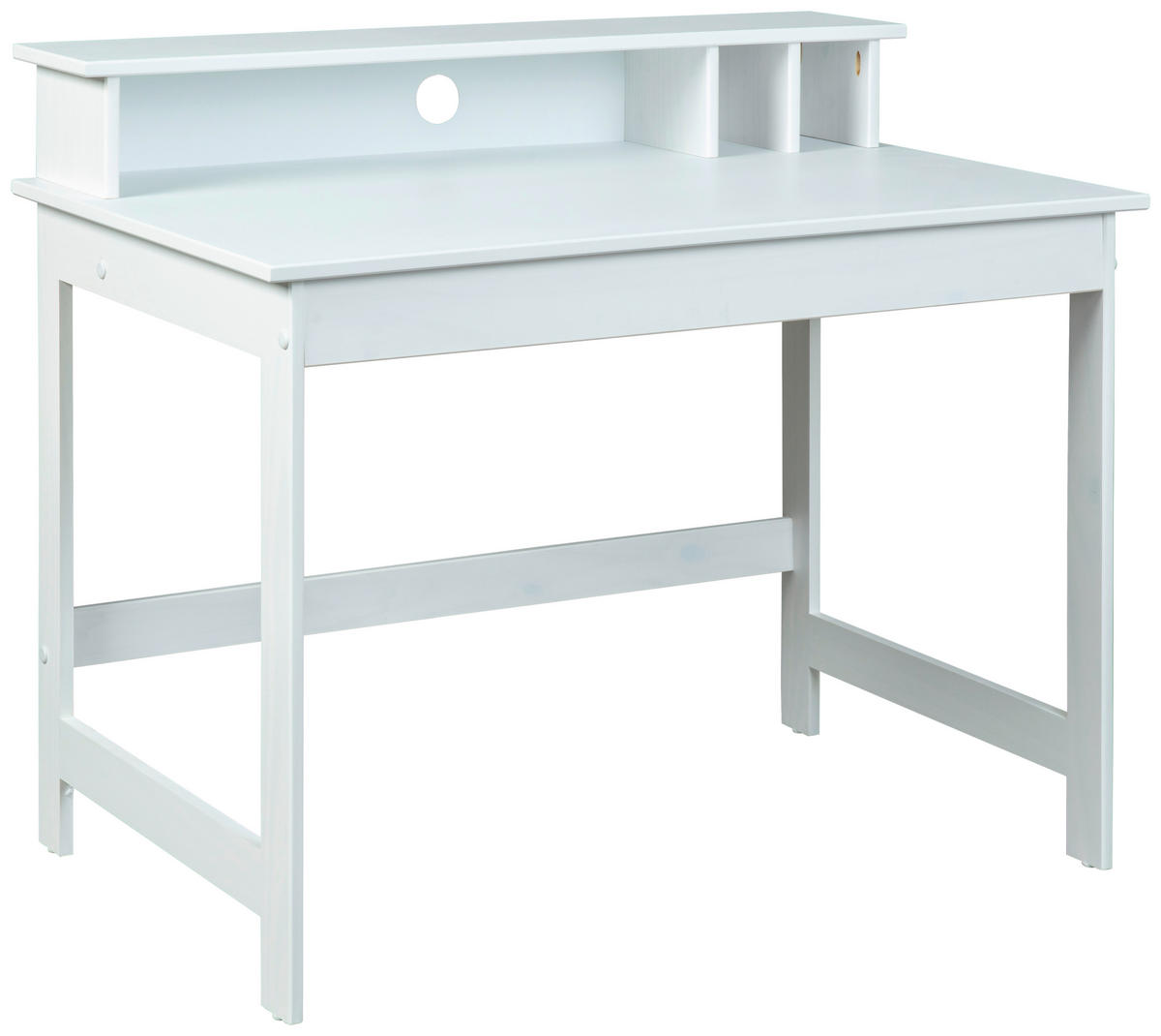 Schreibtisch Hilda weiß B/H/T: ca. 110x76x69 cm Hilda - weiß (110,00/76,00/69,00cm) - Inter Link