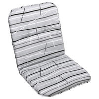 Auflage Grafik grau Polyester B/H/L: ca. 50x5x98 cm Grafik - grau (98,00/50,00/5,00cm)
