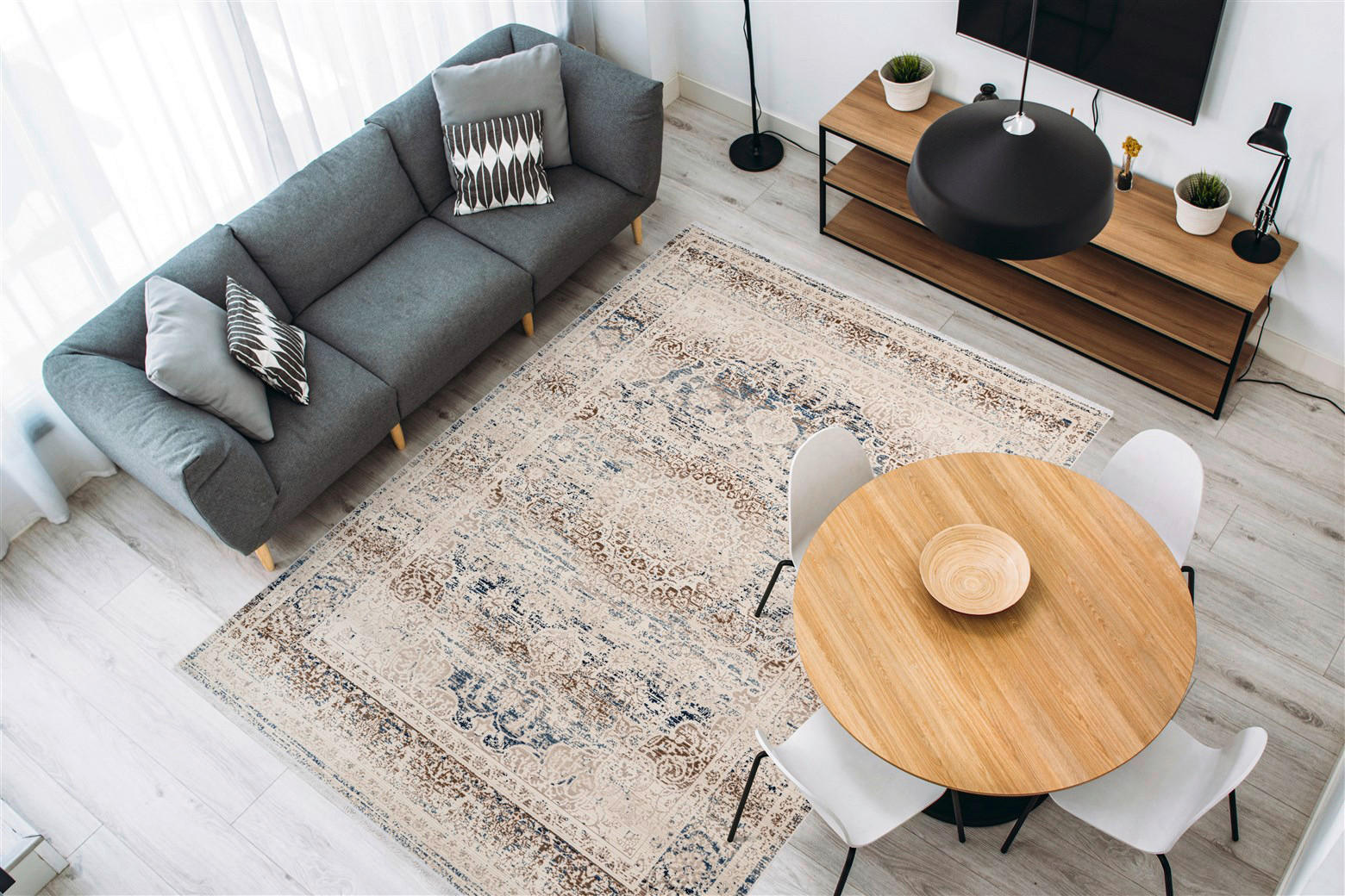 me gusta Kurzflorteppich Anouk 1125 creme B/H/L: ca. 80x0,35x150 cm Anouk 1125 - creme (150,00/80,00/0,35cm) - me gusta
