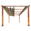 Paragon Outdoor Pavillon Florida hellbraun Metall B/H/L: ca. 350x235x350 cm Florida - hellbraun (350,00/350,00/235,00cm) - Paragon Outdoor