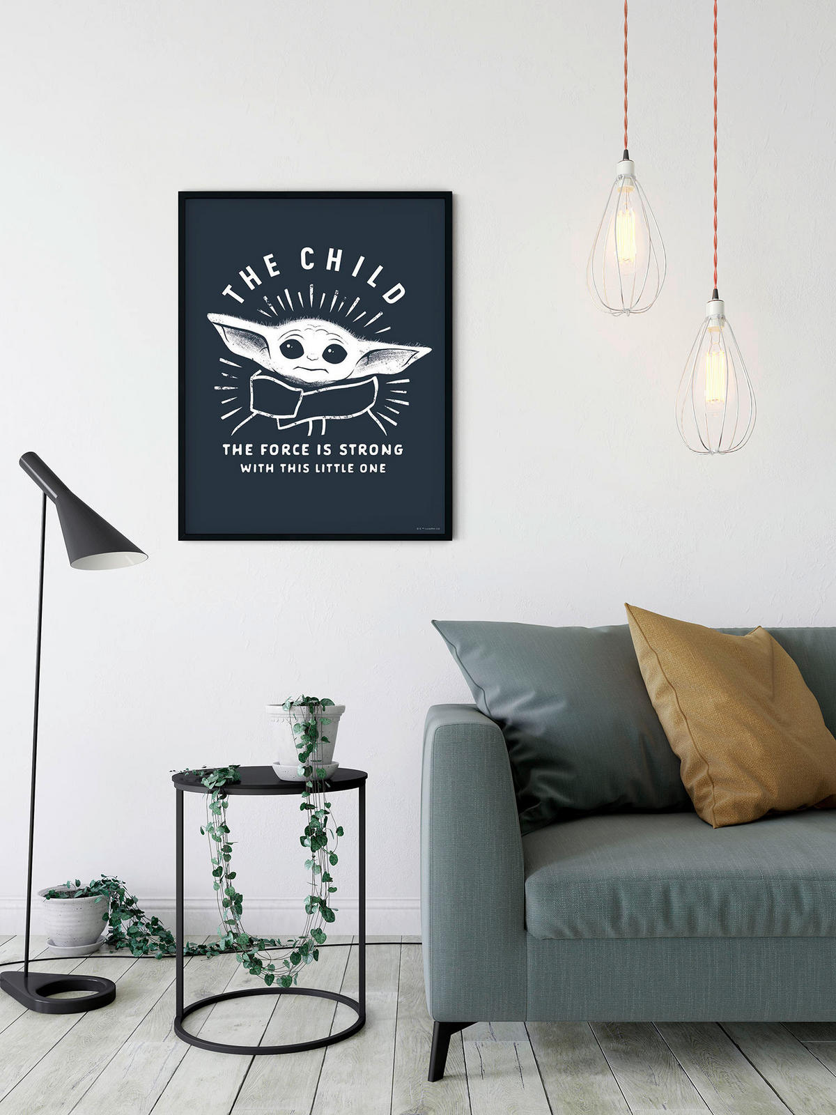 Komar Poster Mandalorian The Child Iconic Disney B/L: ca. 30x40 cm Mandalorian The Child Iconic - (30,00/40,00cm) - Komar