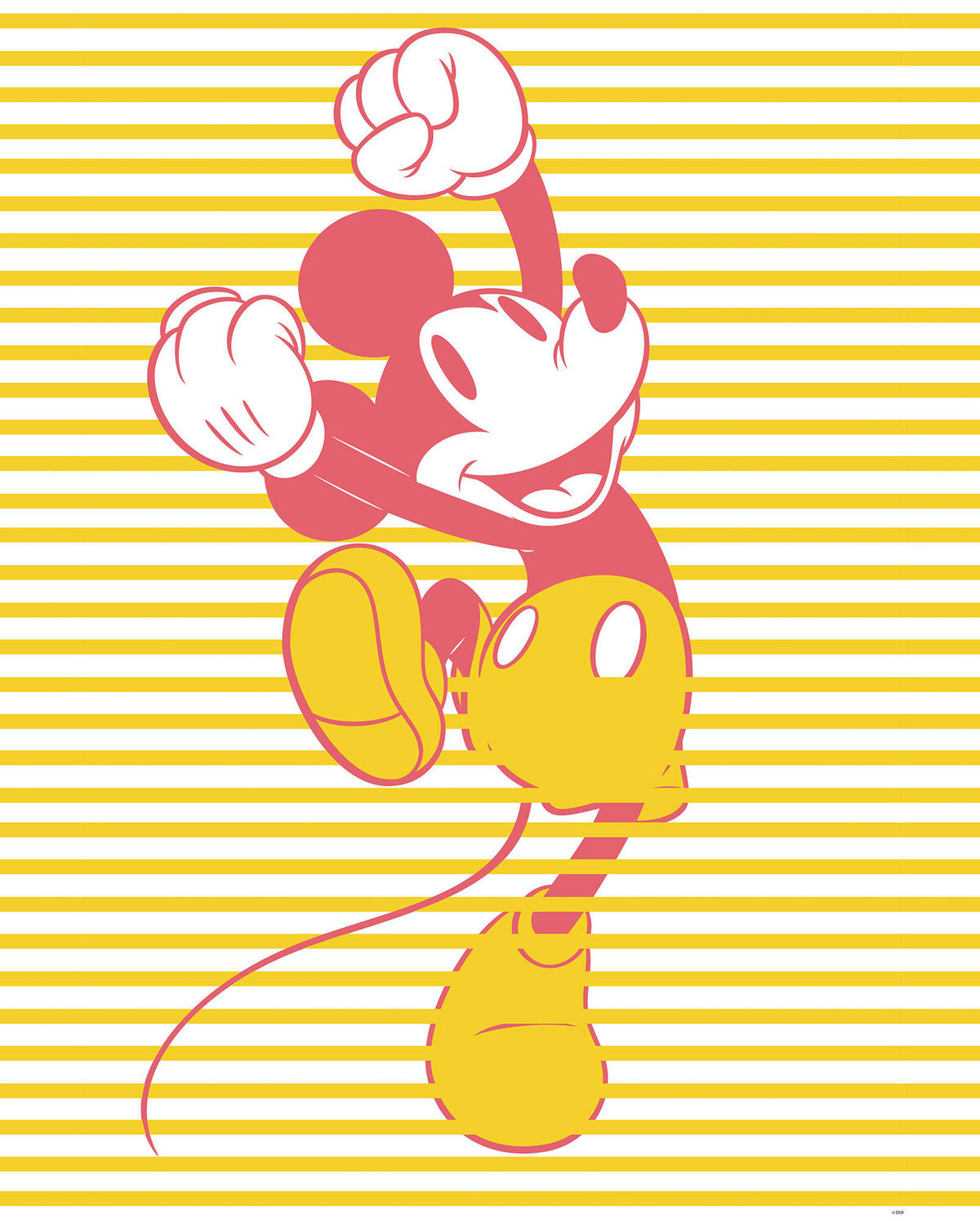 Komar Poster Mickey Unwind Disney B/L: ca. 40x50 cm Mickey Unwind - (40,00/50,00cm) - Komar