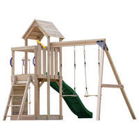 AXI Spielturm Moos grün B/H/L: ca. 342x267x375 cm Moos - braun/grün (375,00/342,00/267,00cm) - AXI