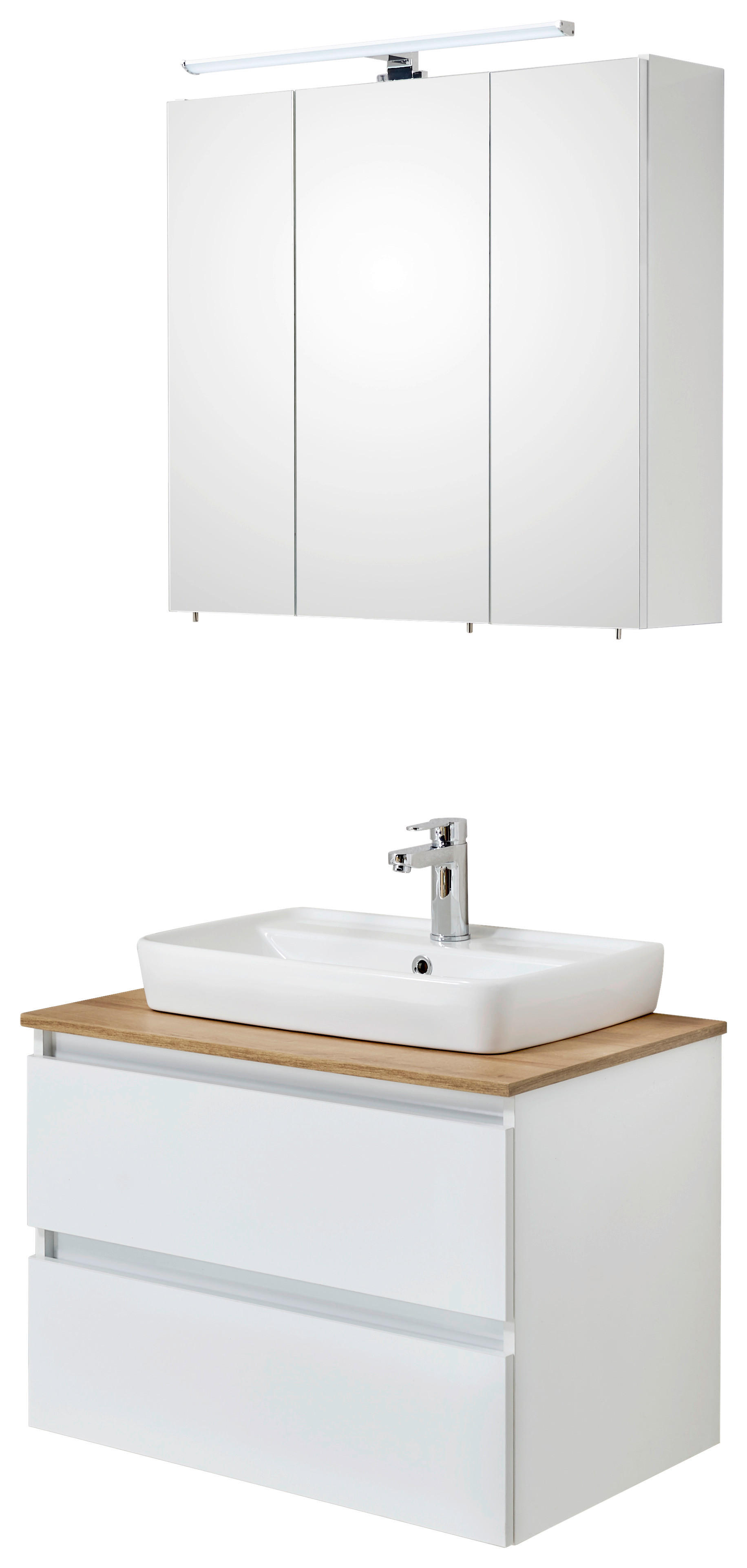 Badezimmer-Set Quickset 360 weiß glanz B/H/T: ca. 78x200x50 cm Quickset 360 - weiß (78,00/200,00/50,00cm) - Pelipal