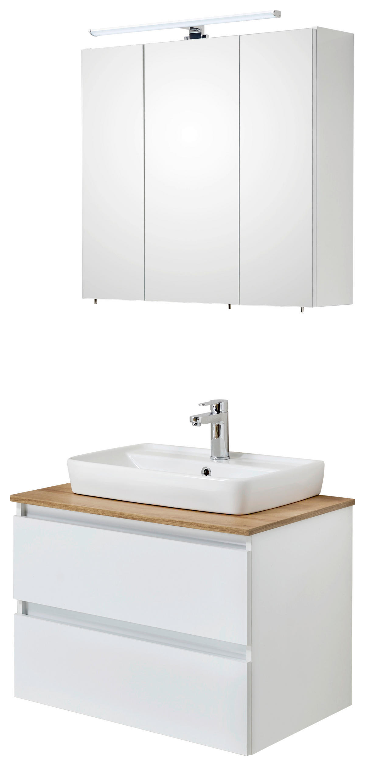 Badezimmer-Set Quickset 360 weiß glanz B/H/T: ca. 78x200x50 cm Quickset 360 - weiß (78,00/200,00/50,00cm) - Pelipal