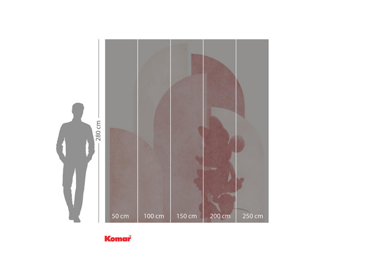 Komar Fototapete Minnie Creative Aesthetic IADX5-050 B/H: ca. 250x280 cm Minnie Creative Aesthetic IADX5-050 - (250,00/280,00cm) - Komar