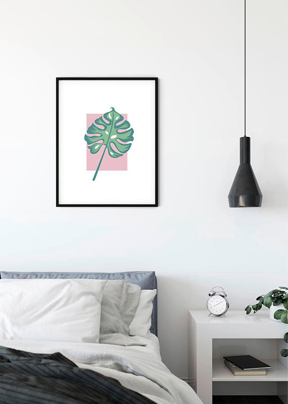 Komar Poster Minnie Mouse Leaf Disney B/L: ca. 50x70 cm Minnie Mouse Leaf - (50,00/70,00cm) - Komar