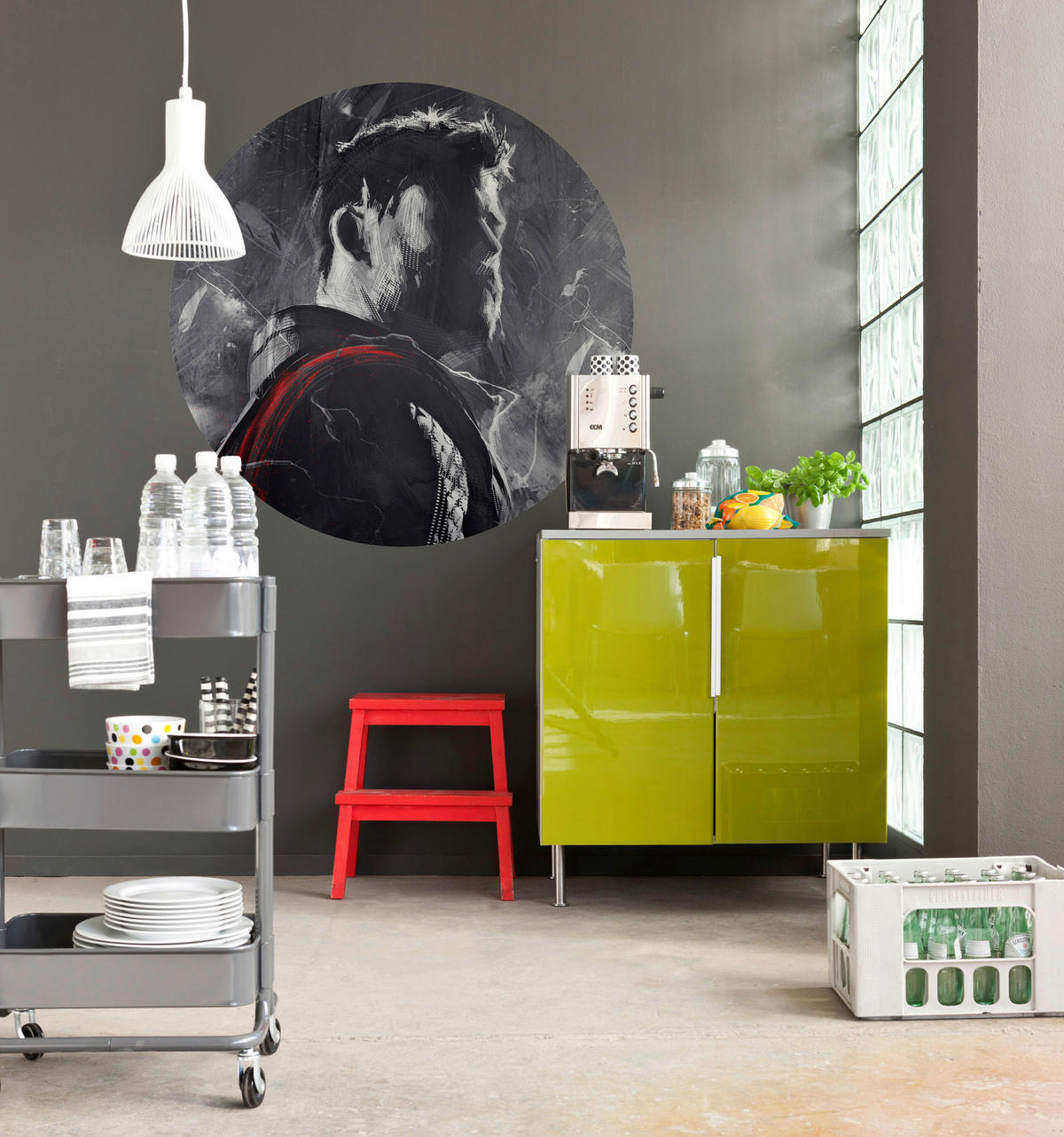 Komar Fototapete Avengers Painting Thor D: ca. 125 cm Avengers Painting Thor - (125,00cm) - Komar
