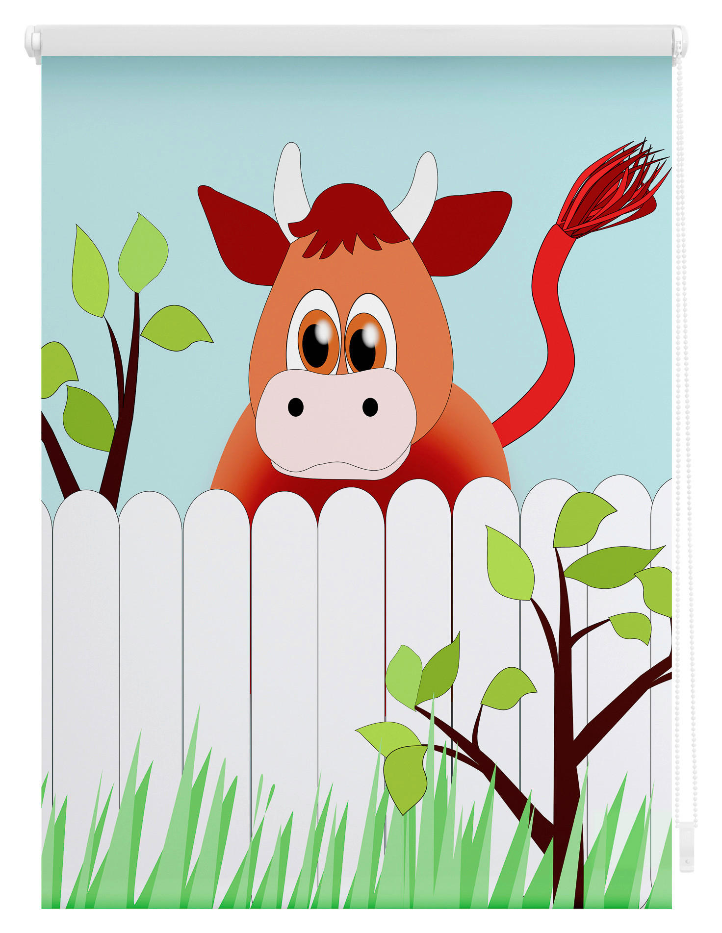 Thumbnail - LICHTBLICK Rollo Ochse Otto bunt B/L: ca. 120x150 cm