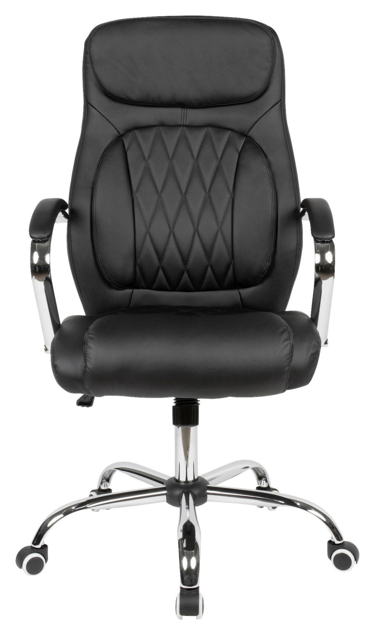 Drehstuhl schwarz Bürostuhl - schwarz (70,00/123,00/70,00cm) - Amstyle